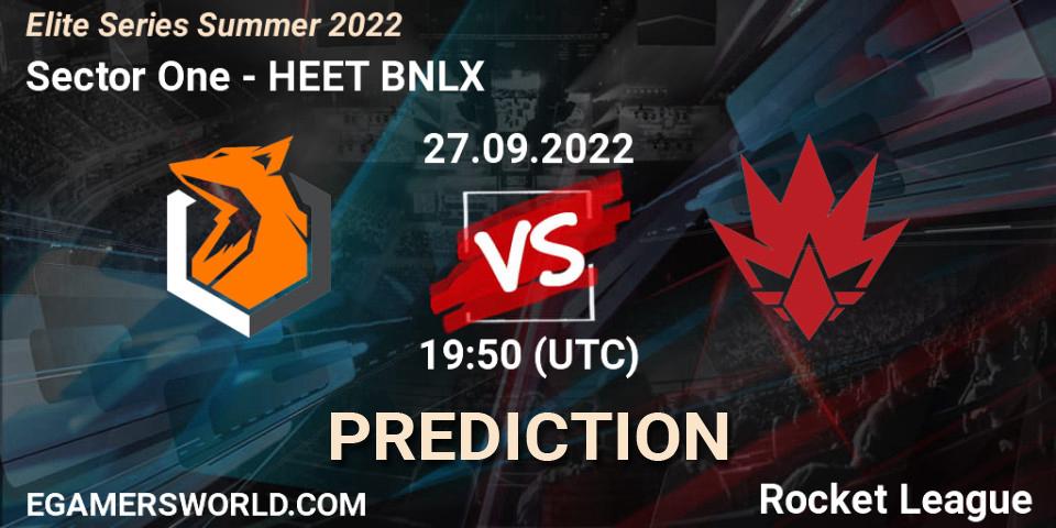 Sector One - HEET BNLX: ennuste. 27.09.22, Rocket League, Elite Series Summer 2022