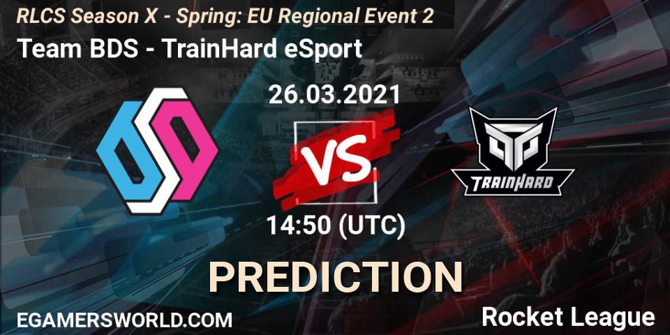Team BDS - TrainHard eSport: ennuste. 26.03.2021 at 14:50, Rocket League, RLCS Season X - Spring: EU Regional Event 2