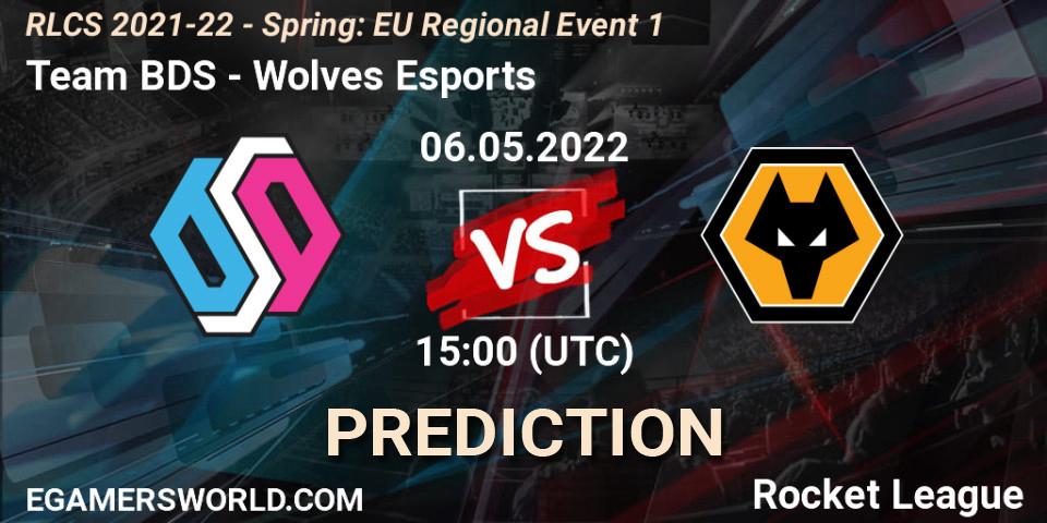 Team BDS - Wolves Esports: ennuste. 06.05.22, Rocket League, RLCS 2021-22 - Spring: EU Regional Event 1