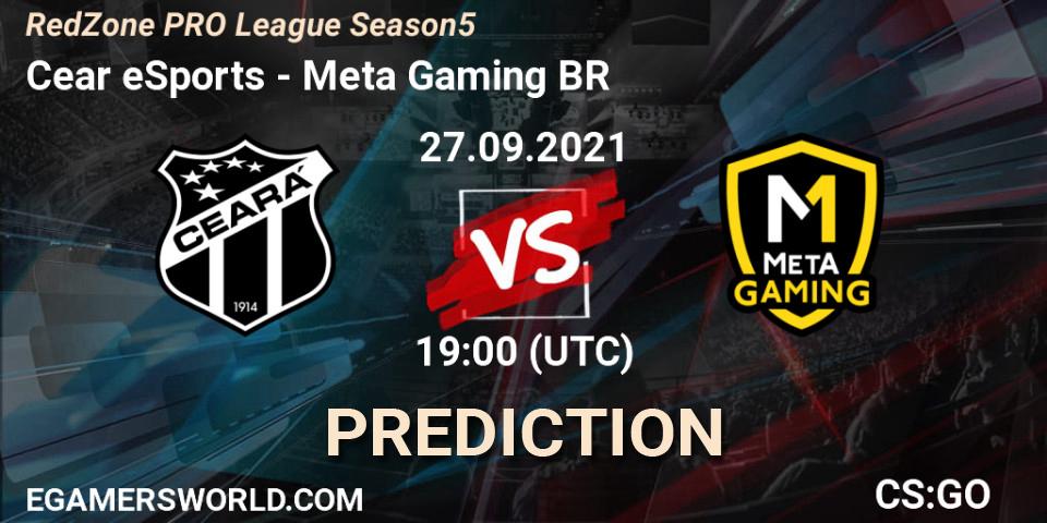Ceará eSports - Meta Gaming BR: ennuste. 27.09.2021 at 19:00, Counter-Strike (CS2), RedZone PRO League Season 5