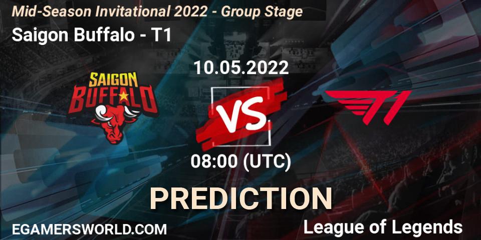 Saigon Buffalo - T1: ennuste. 10.05.2022 at 08:00, LoL, Mid-Season Invitational 2022 - Group Stage