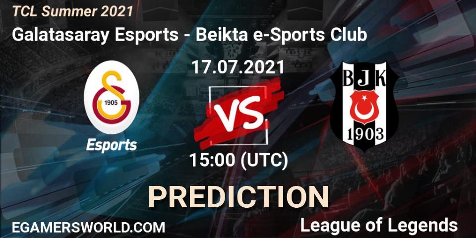 Galatasaray Esports - Beşiktaş e-Sports Club: ennuste. 17.07.2021 at 15:00, LoL, TCL Summer 2021
