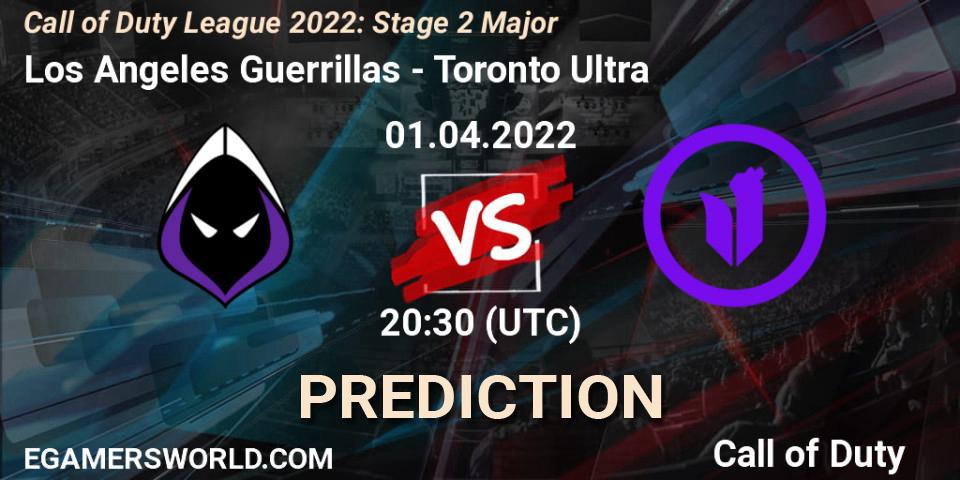 Los Angeles Guerrillas - Toronto Ultra: ennuste. 01.04.22, Call of Duty, Call of Duty League 2022: Stage 2 Major