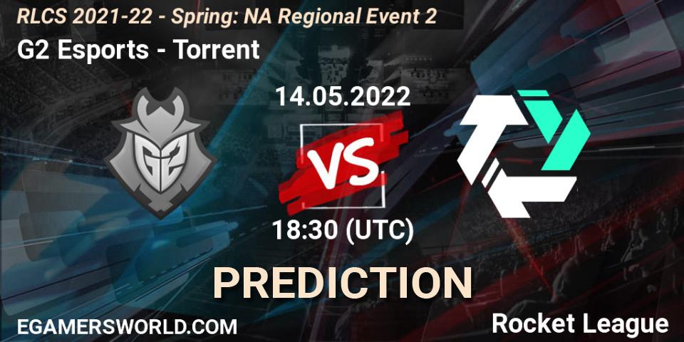 G2 Esports - Torrent: ennuste. 14.05.22, Rocket League, RLCS 2021-22 - Spring: NA Regional Event 2