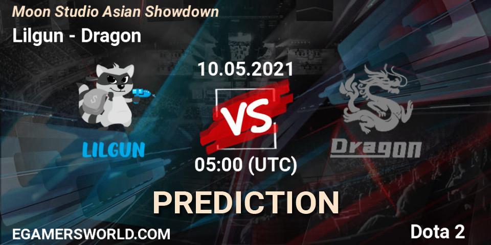 Lilgun - Dragon: ennuste. 10.05.2021 at 05:06, Dota 2, Moon Studio Asian Showdown
