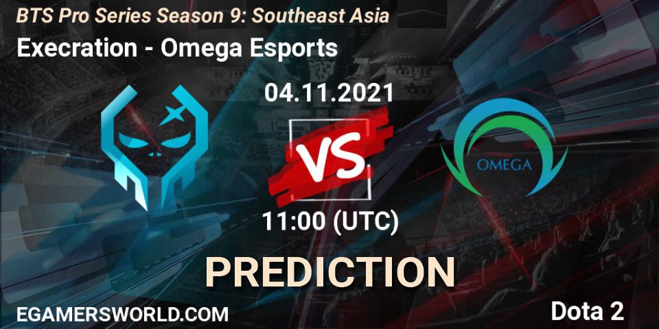 Execration - Omega Esports: ennuste. 04.11.2021 at 11:35, Dota 2, BTS Pro Series Season 9: Southeast Asia