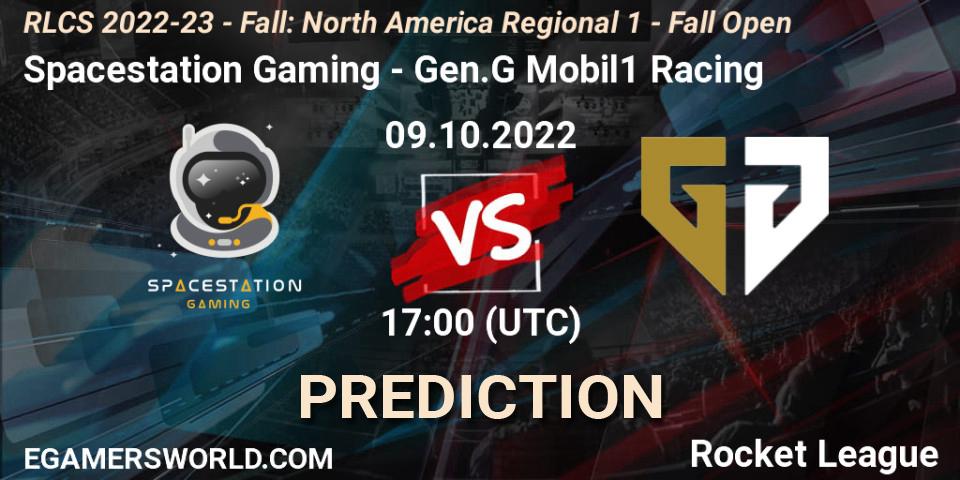 Spacestation Gaming - Gen.G Mobil1 Racing: ennuste. 09.10.2022 at 17:00, Rocket League, RLCS 2022-23 - Fall: North America Regional 1 - Fall Open