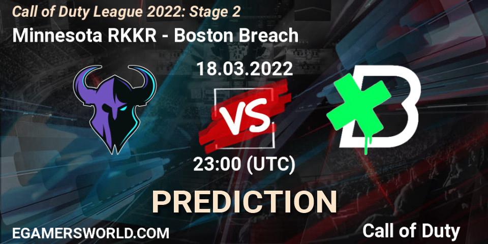 Minnesota RØKKR - Boston Breach: ennuste. 18.03.22, Call of Duty, Call of Duty League 2022: Stage 2