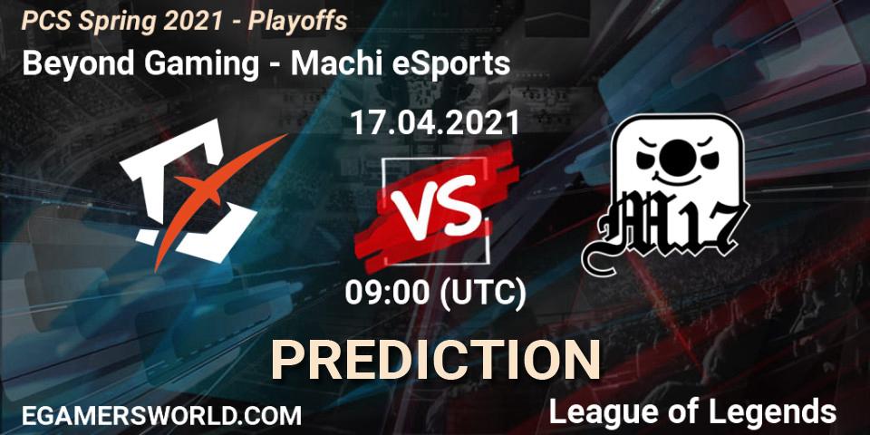 Beyond Gaming - Machi eSports: ennuste. 17.04.2021 at 09:00, LoL, PCS Spring 2021 - Playoffs