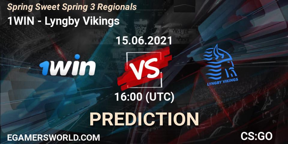 1WIN - Lyngby Vikings: ennuste. 15.06.2021 at 16:00, Counter-Strike (CS2), Spring Sweet Spring 3 Regionals