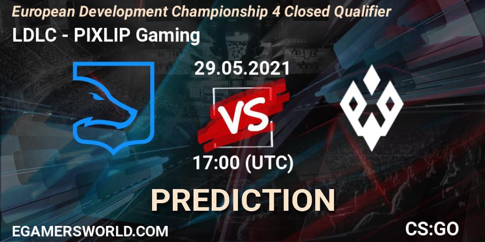 LDLC - PIXLIP Gaming: ennuste. 29.05.2021 at 13:30, Counter-Strike (CS2), European Development Championship 4 Closed Qualifier
