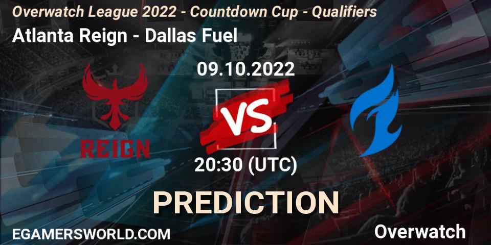 Atlanta Reign - Dallas Fuel: ennuste. 09.10.22, Overwatch, Overwatch League 2022 - Countdown Cup - Qualifiers