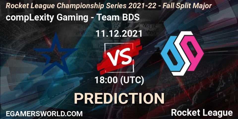 compLexity Gaming - Team BDS: ennuste. 11.12.21, Rocket League, RLCS 2021-22 - Fall Split Major