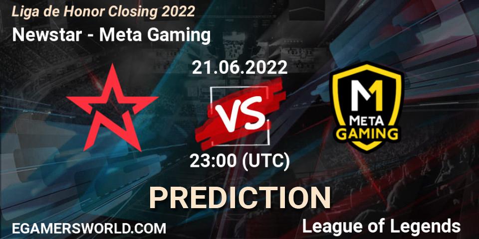 Newstar - Meta Gaming: ennuste. 21.06.22, LoL, Liga de Honor Closing 2022