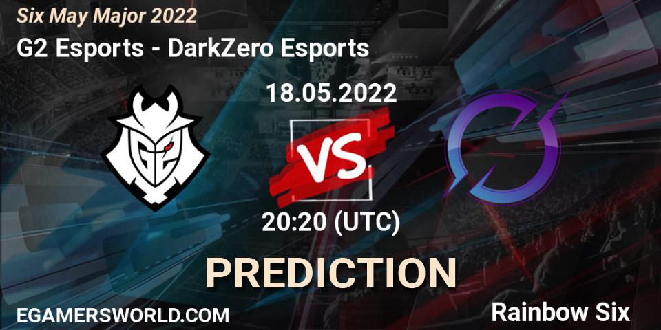 G2 Esports - DarkZero Esports: ennuste. 18.05.2022 at 20:20, Rainbow Six, Six Charlotte Major 2022