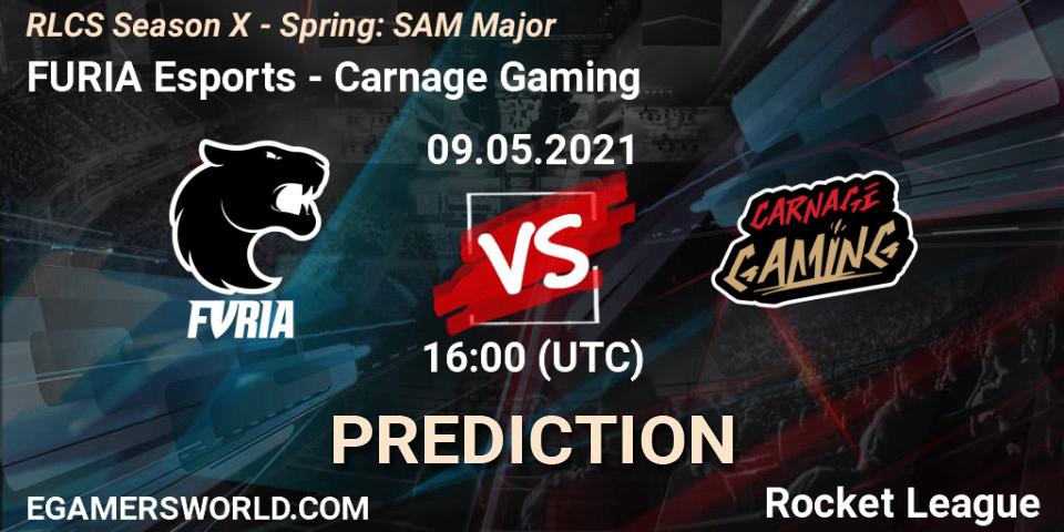 FURIA Esports - Carnage Gaming: ennuste. 09.05.2021 at 16:00, Rocket League, RLCS Season X - Spring: SAM Major