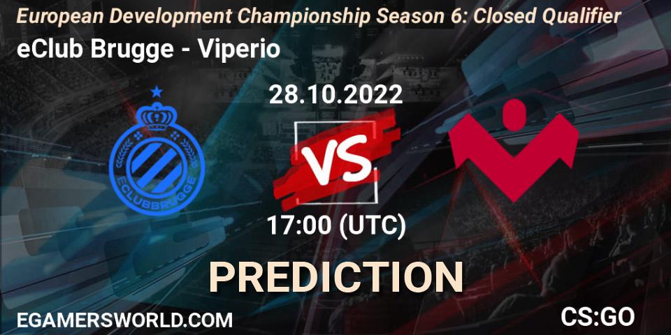 eClub Brugge - Viperio: ennuste. 28.10.22, CS2 (CS:GO), European Development Championship Season 6: Closed Qualifier