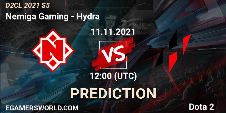 Nemiga Gaming - Hydra: ennuste. 11.11.2021 at 12:07, Dota 2, Dota 2 Champions League 2021 Season 5