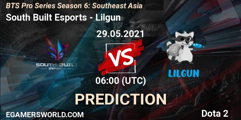 South Built Esports - Lilgun: ennuste. 29.05.2021 at 06:00, Dota 2, BTS Pro Series Season 6: Southeast Asia