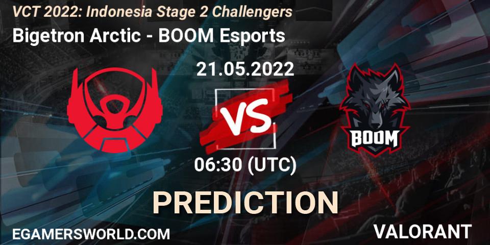 Bigetron Arctic - BOOM Esports: ennuste. 21.05.2022 at 07:00, VALORANT, VCT 2022: Indonesia Stage 2 Challengers