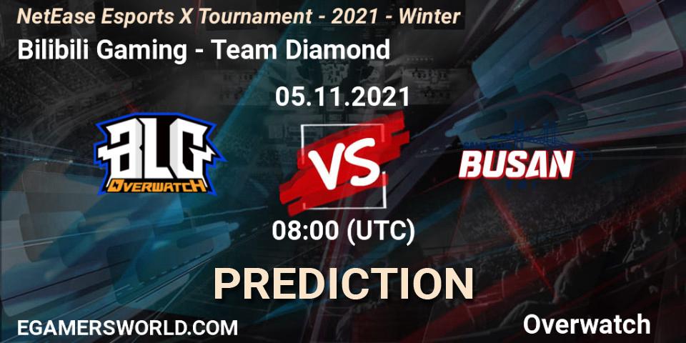 Bilibili Gaming - Team Diamond: ennuste. 05.11.21, Overwatch, NetEase Esports X Tournament - 2021 - Winter