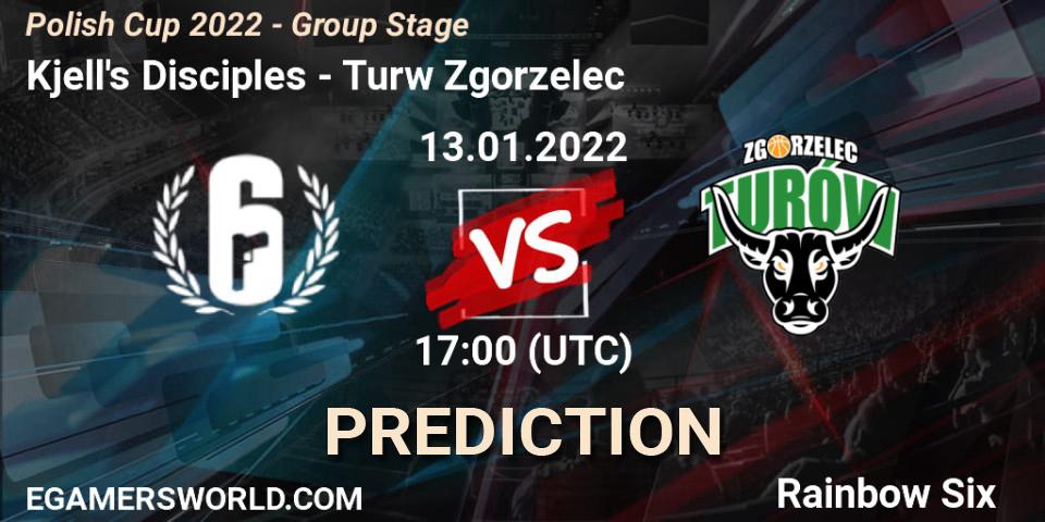 Kjell's Disciples - Turów Zgorzelec: ennuste. 13.01.2022 at 17:00, Rainbow Six, Polish Cup 2022 - Group Stage