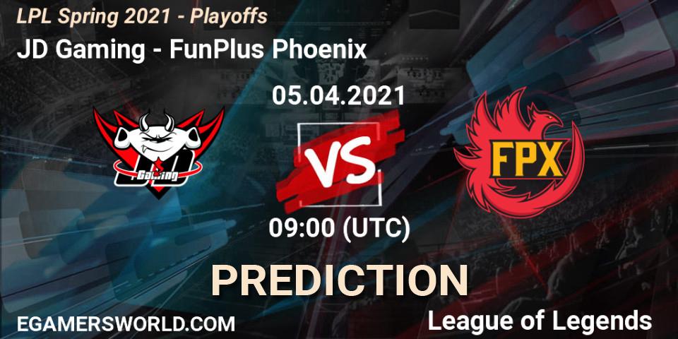 JD Gaming - FunPlus Phoenix: ennuste. 05.04.21, LoL, LPL Spring 2021 - Playoffs