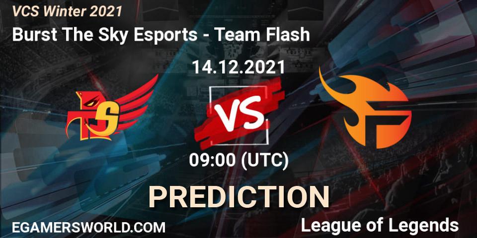 Burst The Sky Esports - Team Flash: ennuste. 14.12.2021 at 09:00, LoL, VCS Winter 2021