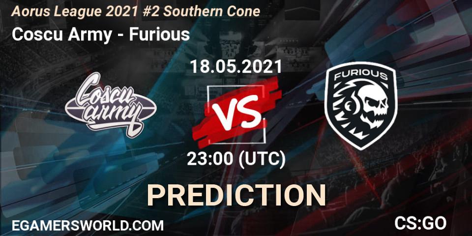 Coscu Army - Furious: ennuste. 18.05.2021 at 23:00, Counter-Strike (CS2), Aorus League 2021 #2 Southern Cone