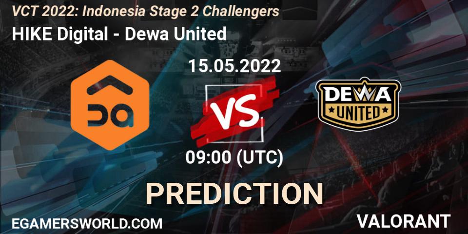 HIKE Digital - Dewa United: ennuste. 15.05.2022 at 09:00, VALORANT, VCT 2022: Indonesia Stage 2 Challengers