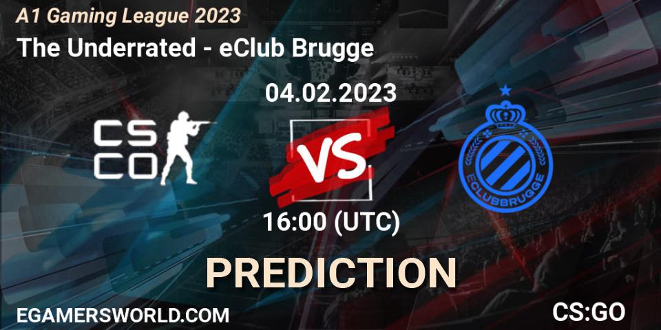 The Underrated - eClub Brugge: ennuste. 04.02.23, CS2 (CS:GO), A1 Gaming League 2023