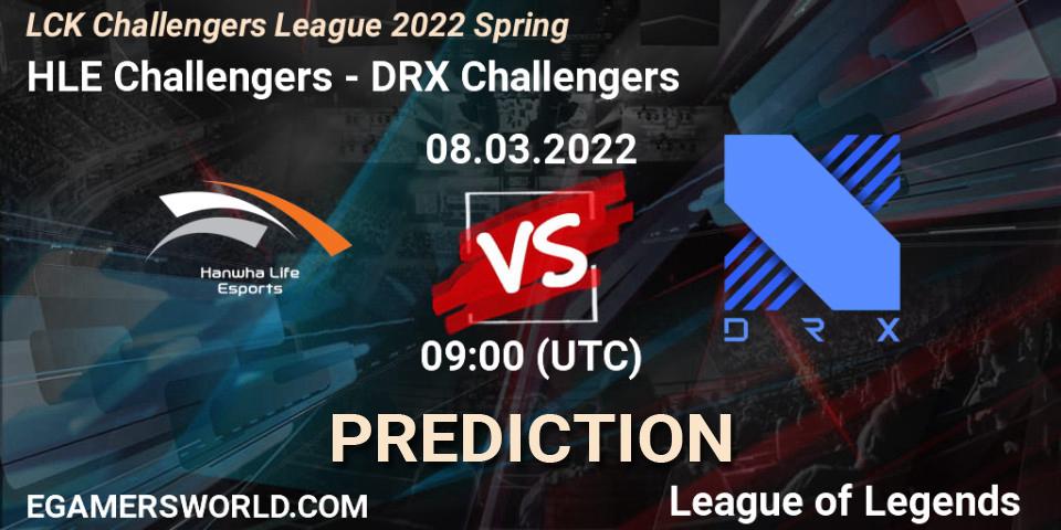 HLE Challengers - DRX Challengers: ennuste. 08.03.2022 at 09:00, LoL, LCK Challengers League 2022 Spring