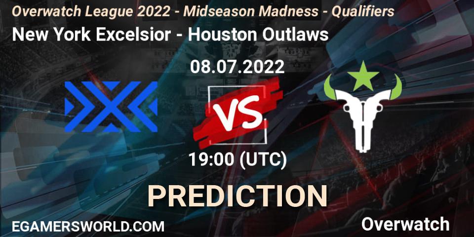 New York Excelsior - Houston Outlaws: ennuste. 08.07.22, Overwatch, Overwatch League 2022 - Midseason Madness - Qualifiers