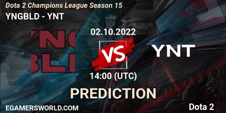 YNGBLD - YNT: ennuste. 02.10.2022 at 15:07, Dota 2, Dota 2 Champions League Season 15