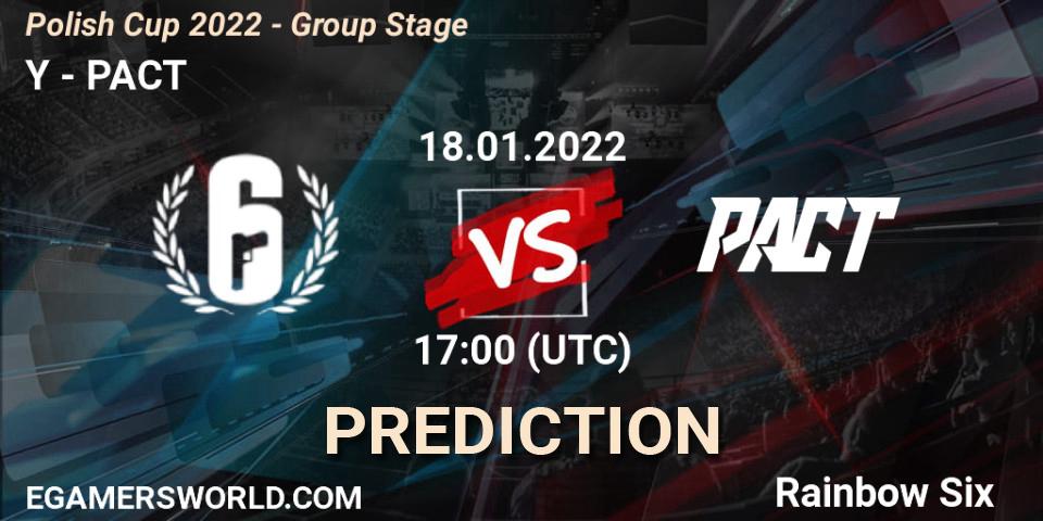 YŚ - PACT: ennuste. 18.01.2022 at 17:00, Rainbow Six, Polish Cup 2022 - Group Stage