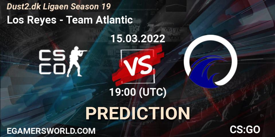 Los Reyes - Team Atlantic: ennuste. 15.03.2022 at 19:00, Counter-Strike (CS2), Dust2.dk Ligaen Season 19