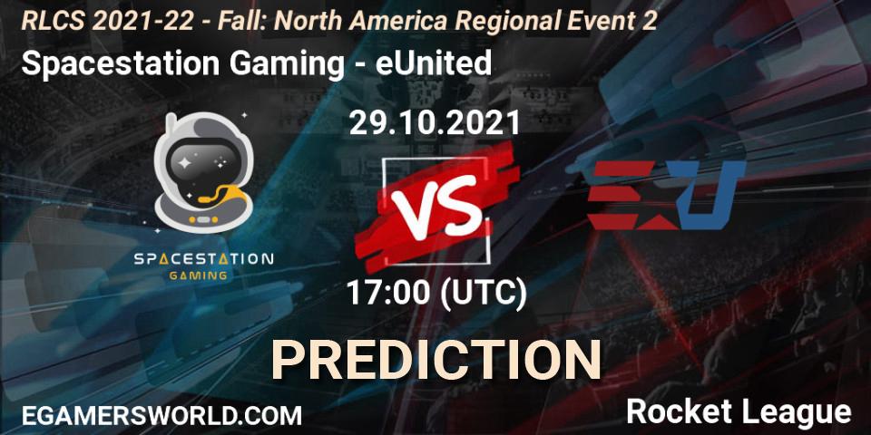 Spacestation Gaming - eUnited: ennuste. 29.10.21, Rocket League, RLCS 2021-22 - Fall: North America Regional Event 2