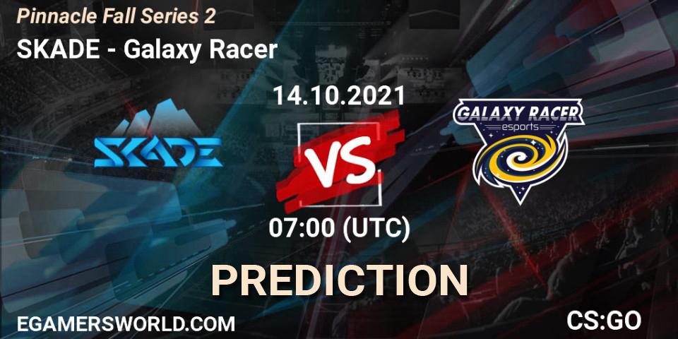 SKADE - Galaxy Racer: ennuste. 14.10.2021 at 07:00, Counter-Strike (CS2), Pinnacle Fall Series #2