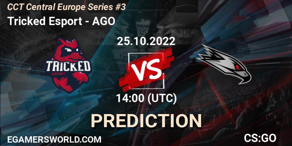 Tricked Esport - AGO: ennuste. 25.10.2022 at 15:25, Counter-Strike (CS2), CCT Central Europe Series #3