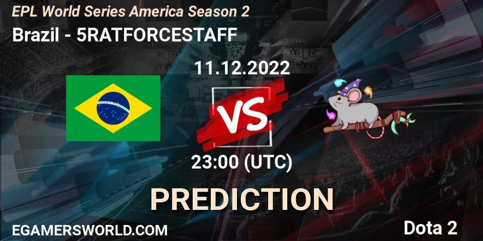 Brazil - 5RATFORCESTAFF: ennuste. 12.12.22, Dota 2, EPL World Series America Season 2