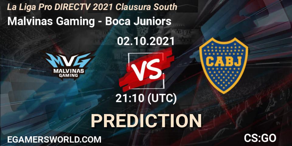 Malvinas Gaming - Boca Juniors: ennuste. 02.10.2021 at 21:10, Counter-Strike (CS2), La Liga Season 4: Sur Pro Division - Clausura