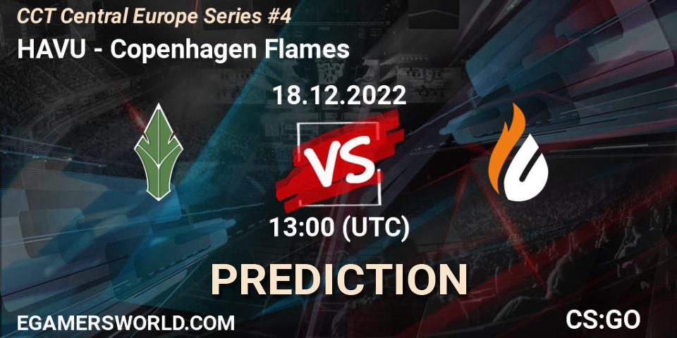 HAVU - Copenhagen Flames: ennuste. 18.12.22, CS2 (CS:GO), CCT Central Europe Series #4