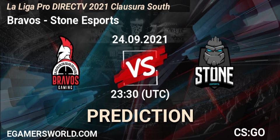 Bravos - Stone Esports: ennuste. 24.09.2021 at 23:30, Counter-Strike (CS2), La Liga Season 4: Sur Pro Division - Clausura