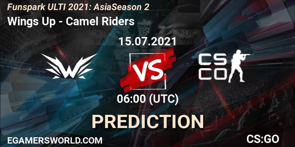 Wings Up - Camel Riders: ennuste. 15.07.2021 at 06:40, Counter-Strike (CS2), Funspark ULTI 2021: Asia Season 2