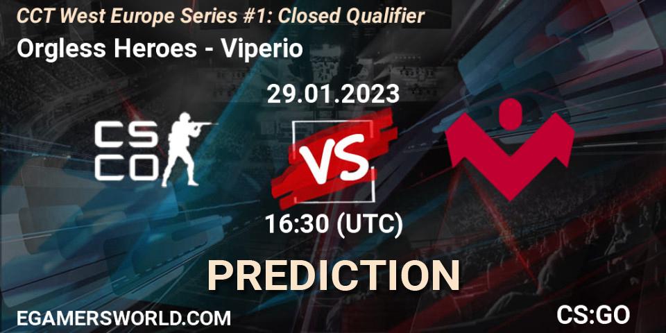 Orgless Heroes - Viperio: ennuste. 29.01.23, CS2 (CS:GO), CCT West Europe Series #1: Closed Qualifier