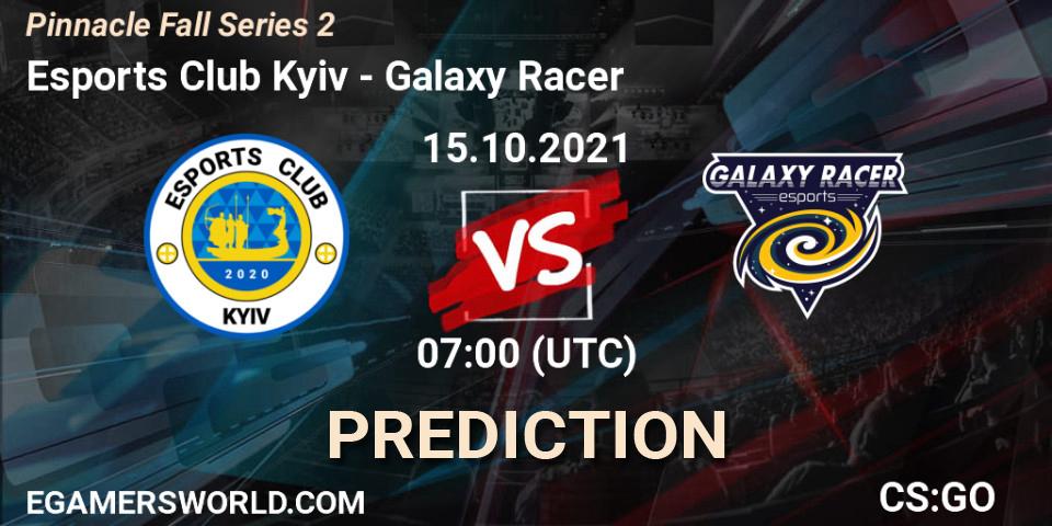 Esports Club Kyiv - Galaxy Racer: ennuste. 15.10.2021 at 07:00, Counter-Strike (CS2), Pinnacle Fall Series #2