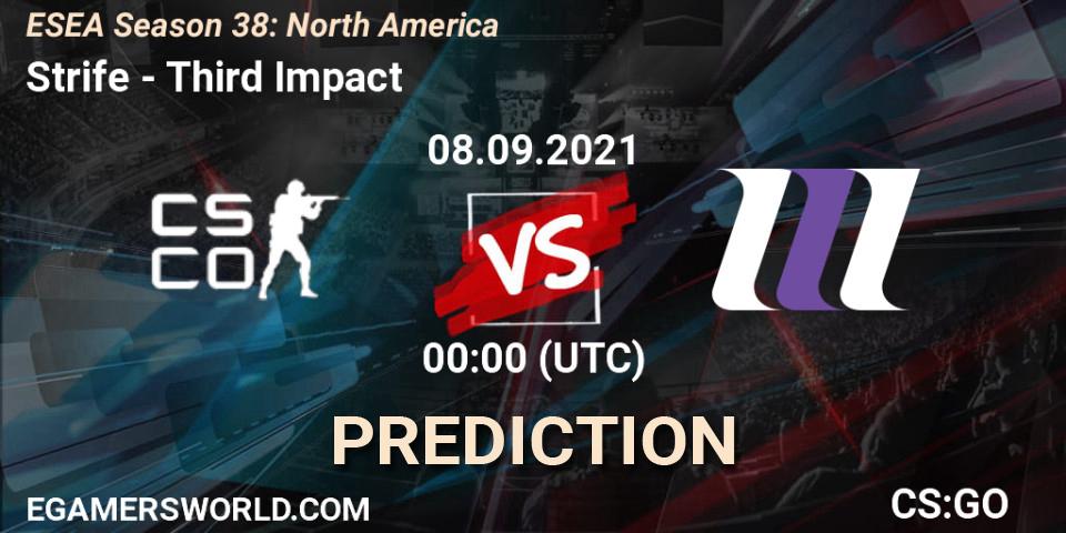 RBG - Third Impact: ennuste. 28.09.2021 at 00:00, Counter-Strike (CS2), ESEA Season 38: North America 