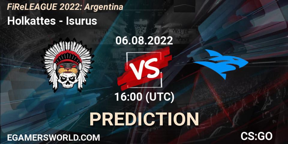 Holkattes - Isurus: ennuste. 06.08.2022 at 16:15, Counter-Strike (CS2), FiReLEAGUE 2022: Argentina