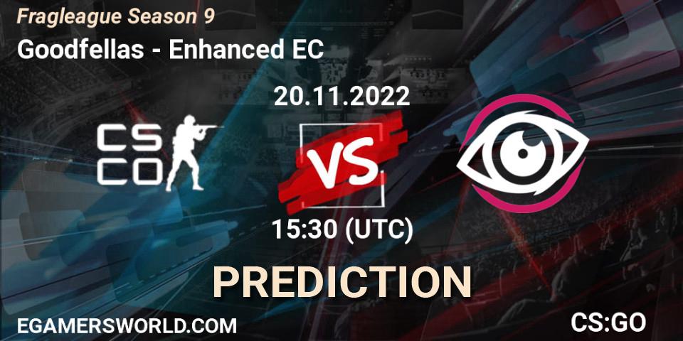 Goodfellas - Enhanced EC: ennuste. 20.11.2022 at 15:30, Counter-Strike (CS2), Fragleague Season 9