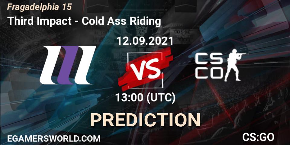 Third Impact - Cold Ass Riding: ennuste. 12.09.2021 at 16:30, Counter-Strike (CS2), Fragadelphia 15